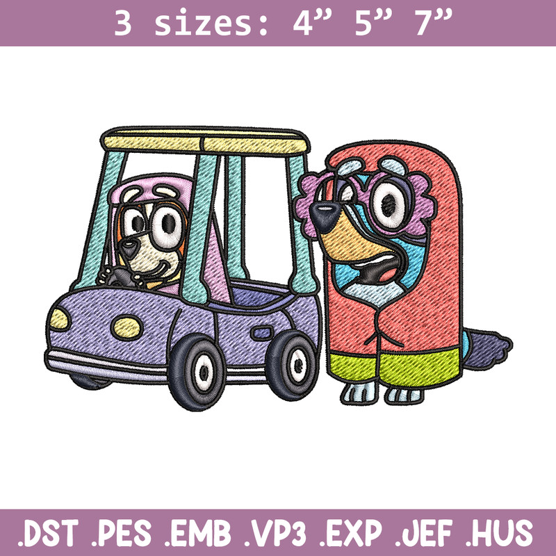 Bluey bingo Embroidery design, Bluey Embroidery, Embroidery File, cartoon design, cartoon shirt, Digital download..jpg