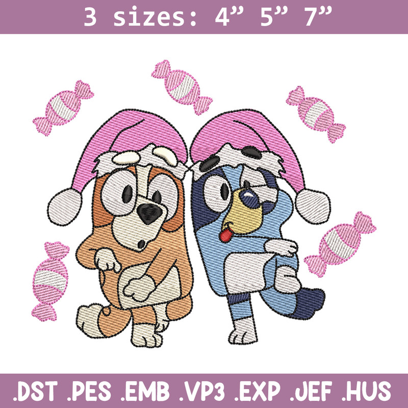 Bluey funny embroidery design, Bluey embroidery, Chrismas design, Embroidery file, Embroidery shirt, Digital download.jpg