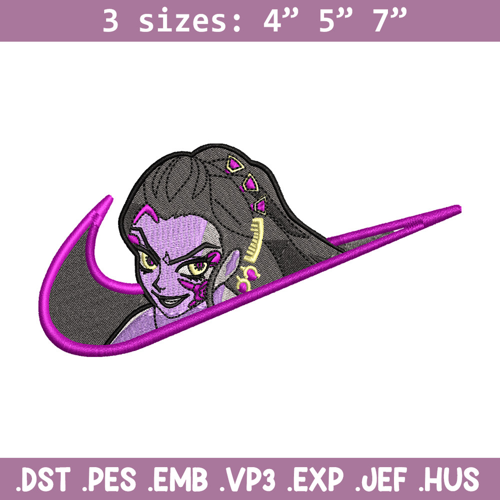 Daki nike embroidery design, Kimetsu no Yaiba embroidery, nike design, anime design, anime shirt, Digital download.jpg