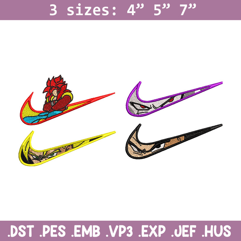 Dragon ball Nike embroidery design, dragon ball embroidery, Nike design, Embroidery file, Anime shirt, Instant download.jpg