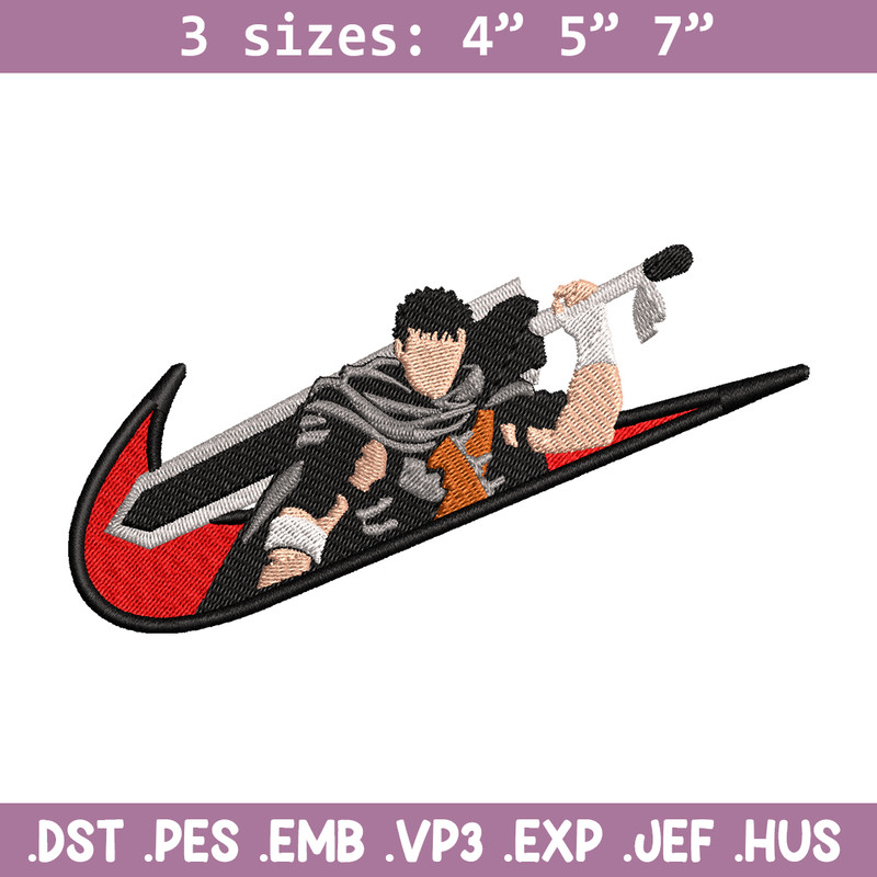 Guts Nike embroidery design, Nike Berserk embroidery, Nike design, anime design, anime shirt, Digital download.jpg
