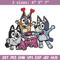 Happy birthday bluey Embroidery, Bluey Embroidery, Embroidery File, cartoon shirt, cartoon design, Digital download..jpg