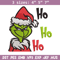 Ho Ho Ho The Grinch Embroidery design, Grinch Embroidery, logo design, Embroidery File, logo shirt, Instant download.jpg