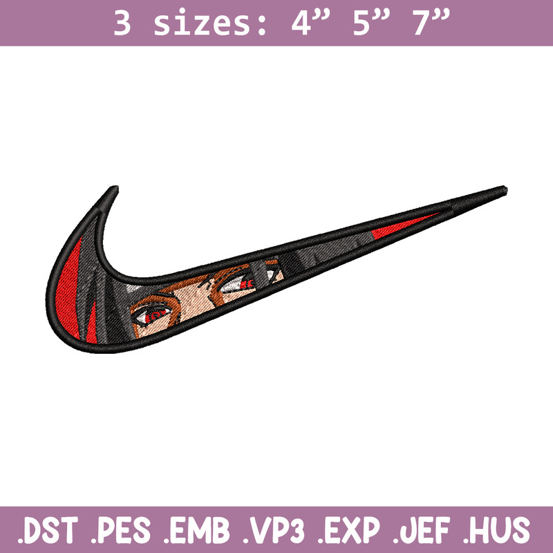 Itachi eyes nike embroidery design, Naruto embroidery, nike design, anime design, anime shirt, Digital download.jpg