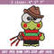 Keroppi Freddy Krueger Embroidery design, Horror Embroidery, horror design, Embroidery File, Digital download..jpg