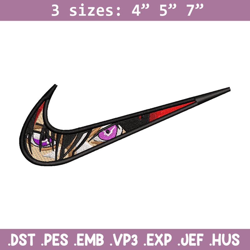 Lelouch vi Britannia Nike embroidery design, anime embroidery, nike design, anime design, anime shirt, Digital download.jpg