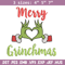 Merry grinchmas embroidery design,Grinch embroidery,Chrismas design, Embroidery shirt, Embroidery file, Digital download.jpg