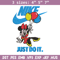 Minnie Mouse holding balloon Nike Embroidery design, Disney Embroidery, Nike design, Embroidery file, Instant download..jpg