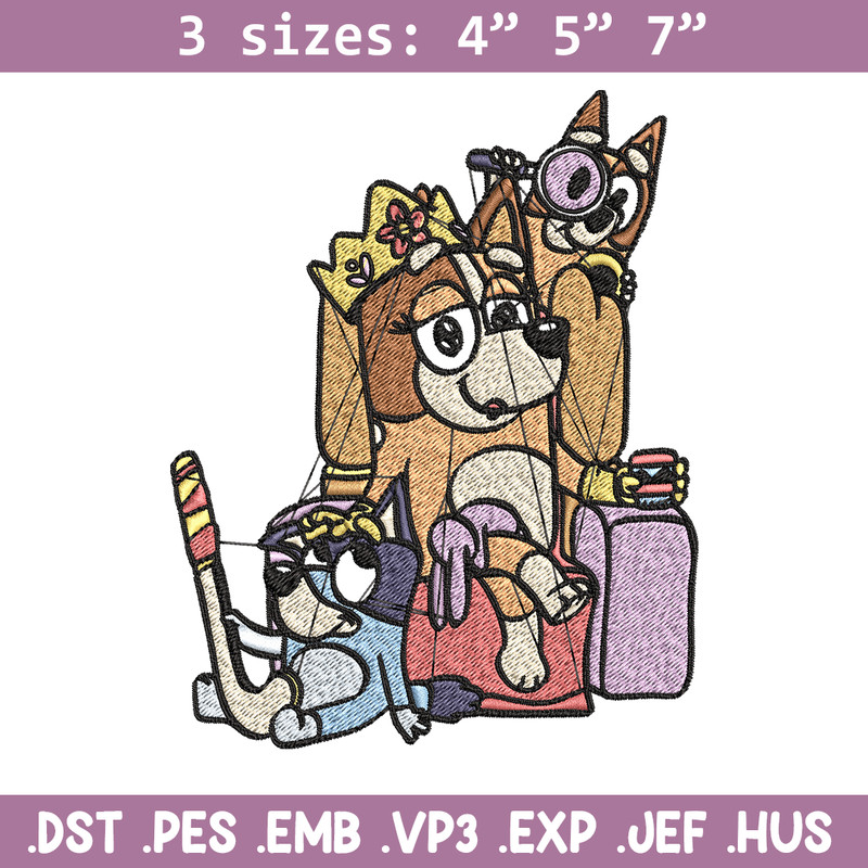 Mum Bluey bingo Embroidery, bluey Embroidery, Embroidery File, cartoon shirt, cartoon design, Digital download..jpg