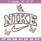Nike butterfly embroidery design, logo embroidery, logo design, logo shirt, digital download.jpg