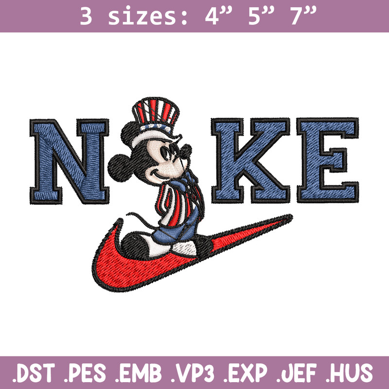 Nike mickey Embroidery Design, Brand Embroidery, Nike Embroidery, Embroidery File, Logo shirt, Digital download.jpg