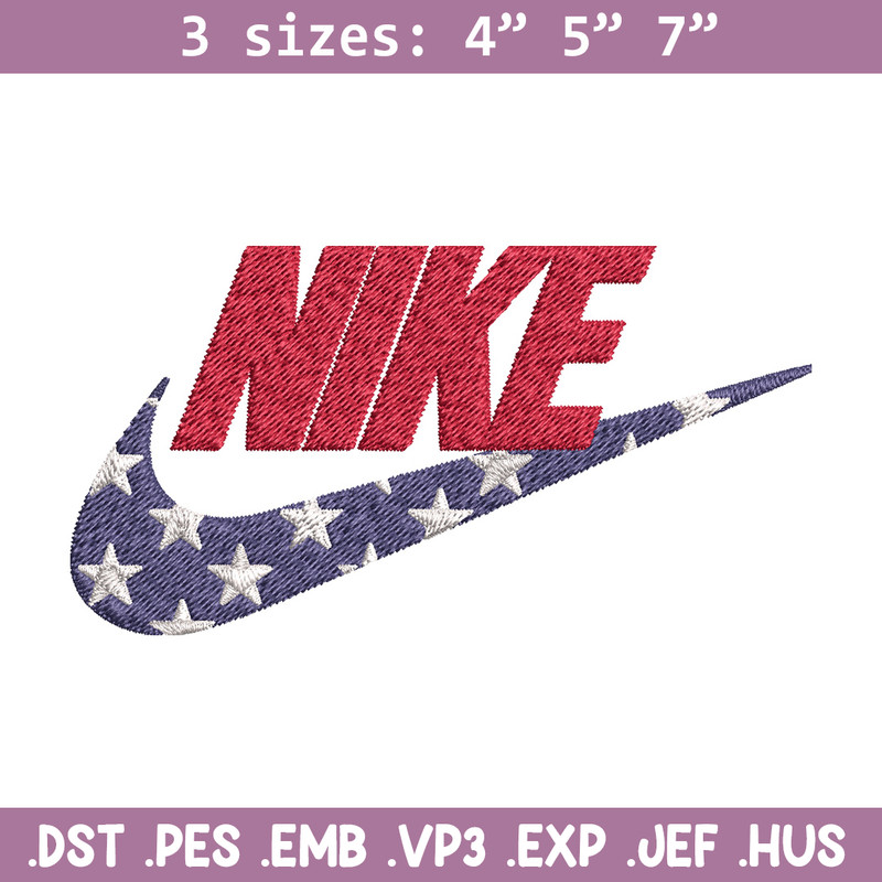 Nike red x star Embroidery Design, Brand Embroidery, Nike Embroidery, Embroidery File, Logo shirt, Digital download.jpg