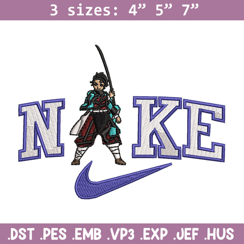 Nike tanjiro embroidery design, Tanjiro embroidery, Nike design, Embroidery shirt, Embroidery file, Digital download.jpg