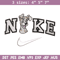 Nike white dog embroidery design, Dog embroidery, Nike design, Embroidery shirt, Embroidery file, Digital download.jpg