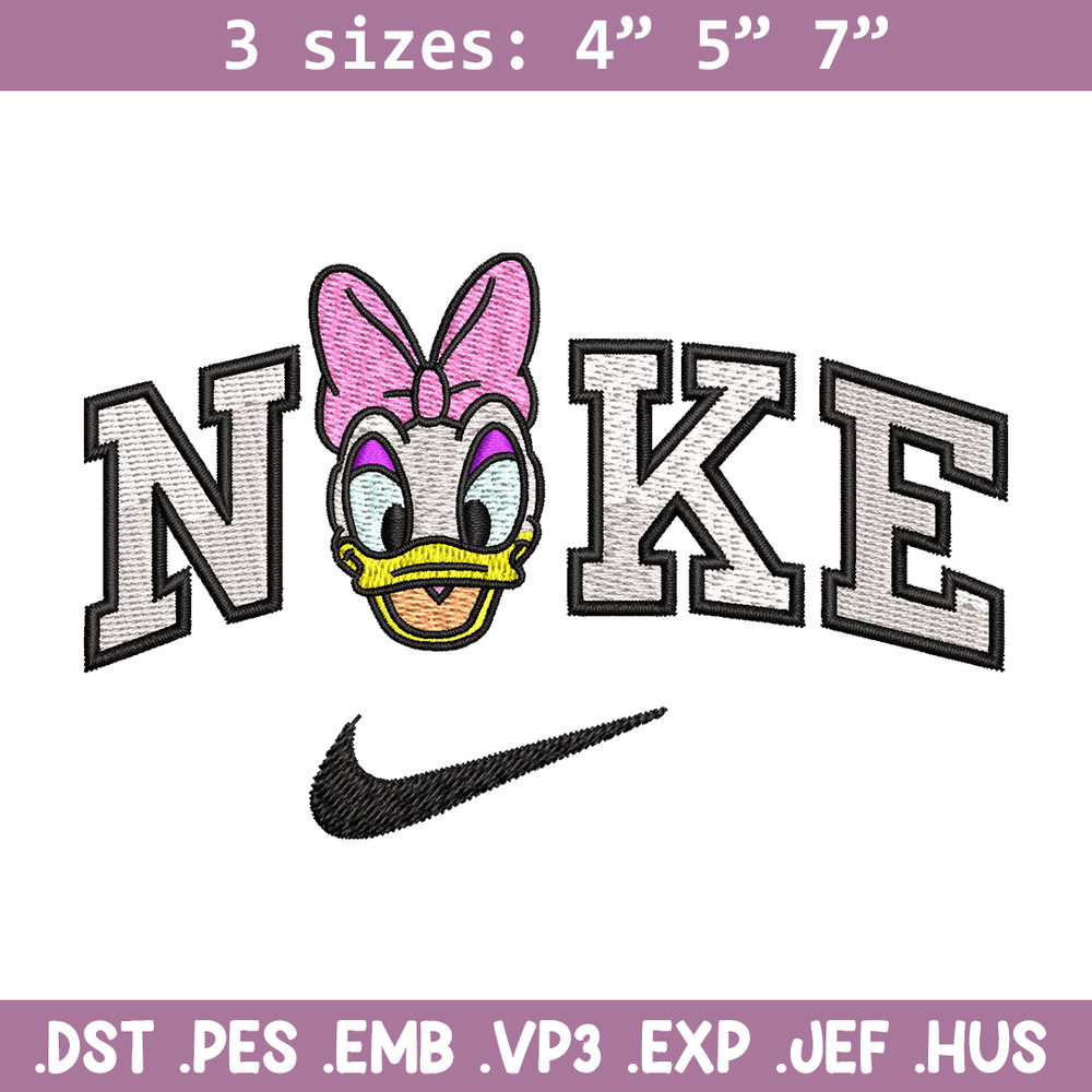 Nike x daisy embroidery design, Daisy embroidery, Nike design, Embroidery shirt, Embroidery file, Digital download.jpg