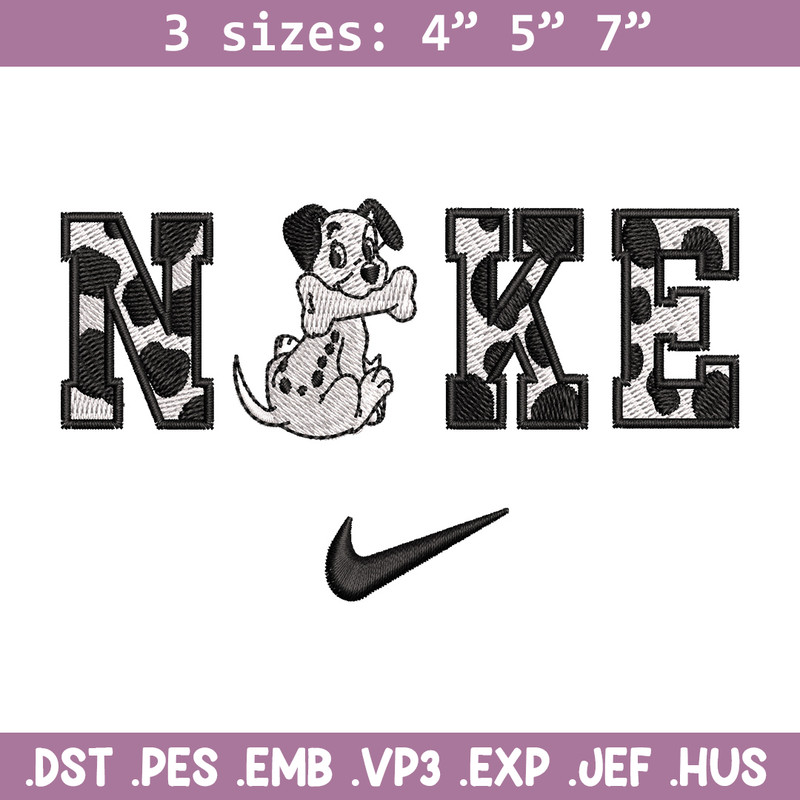 Nike x Dalmatian embroidery design, Dalmatian embroidery, Nike design,Embroidery shirt, Embroidery file,Digital download.jpg