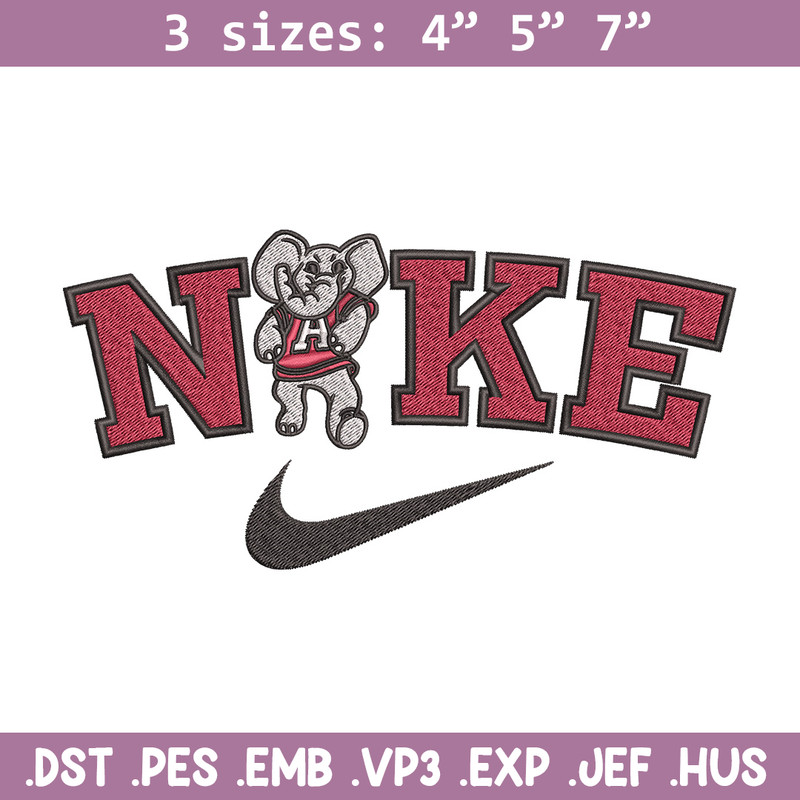 Nike x elephant embroidery design, Nike embroidery, Nike design, Embroidery file,Embroidery shirt, Digital download.jpg