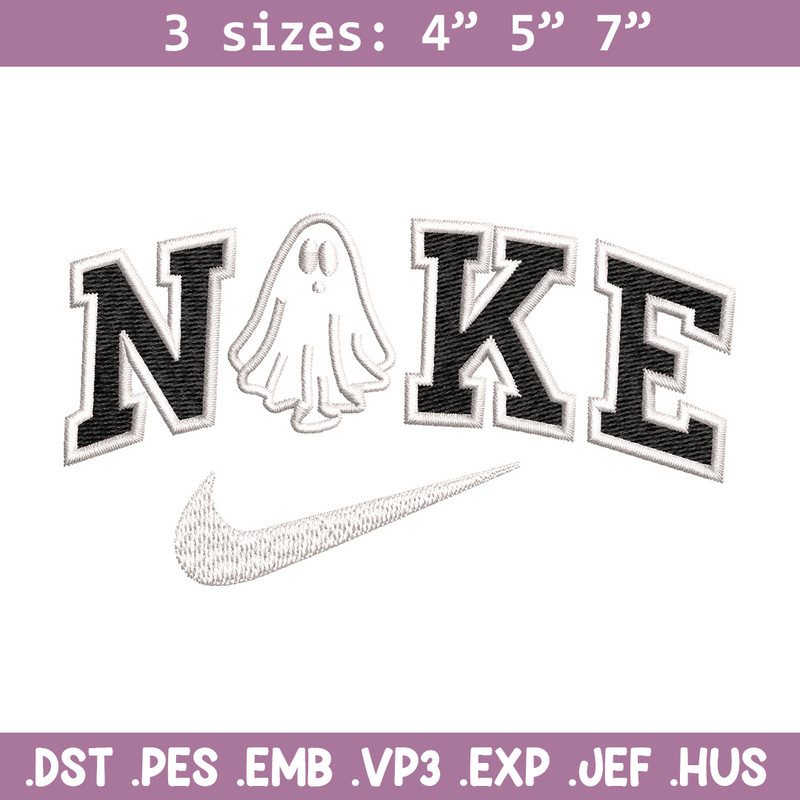 Nike x ghost embroidery design, Ghost embroidery, Nike design, Embroidery shirt, Embroidery file,Digital download.jpg