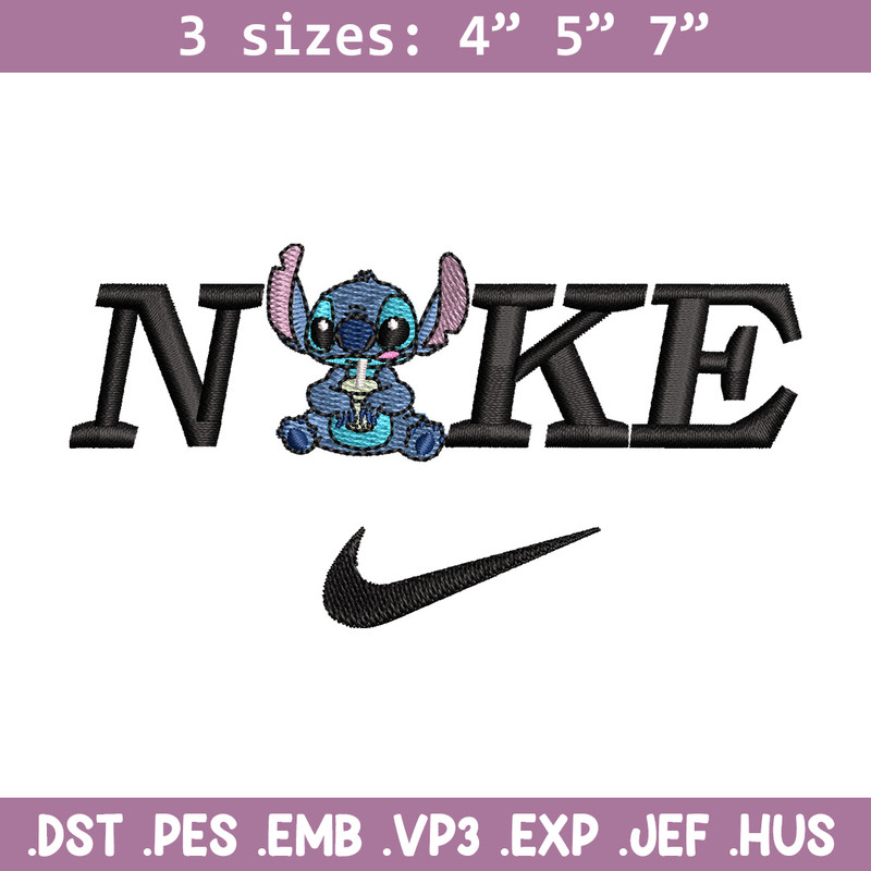 Nike x stitch embroidery design, Stitch embroidery, Nike design, Embroidery shirt, Embroidery file, Digital download.jpg