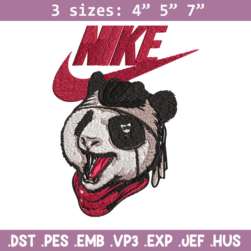 Panda cartoon Nike Embroidery design, Panda cartoon Embroidery, Nike design, Embroidery file, Instant download..jpg