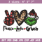 Peace love Grinch Embroidery design, Grinch christmas Embroidery, Grinch design, Embroidery file, Instant download..jpg