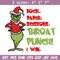 Rock Paper Scissors Throat Punch Grinch Embroidery design, Grinch Christmas Embroidery, Grinch design, Digital download.jpg