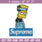 Simpson Supreme Embroidery design, Simpson Supreme Embroidery, cartoon design, Embroidery File, Instant download..jpg