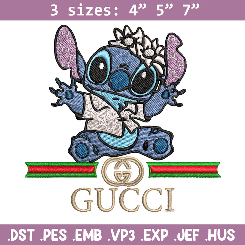 Stitch baby gucci Embroidery Design, Gucci Embroidery, Embroidery File, Logo shirt, Sport Embroidery, Digital download..jpg