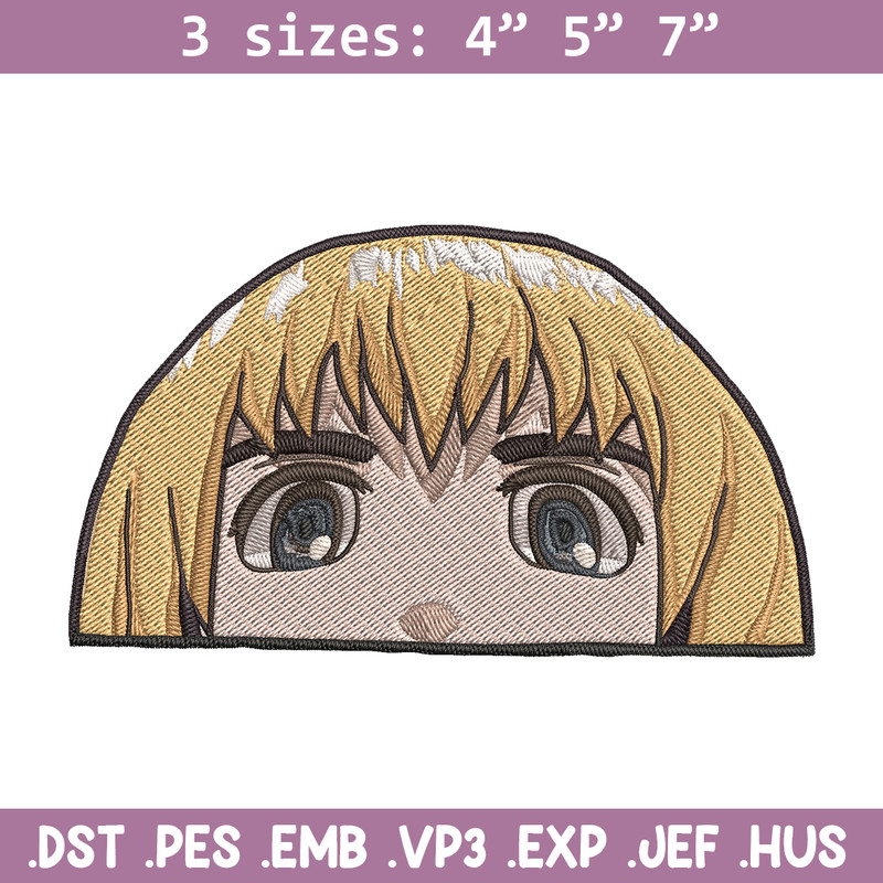 Armin Peeker Embroidery Design, Aot Embroidery, Embroidery File, Anime Embroidery, Anime shirt, Digital download.jpg