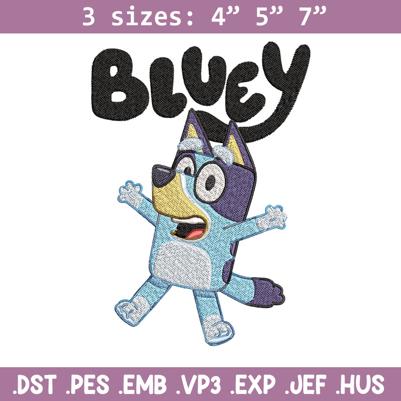Bluey Embroidery, Bluey Cartoon Embroidery, cartoon Embroidery, cartoon shirt, Embroidery File, digital download..jpg