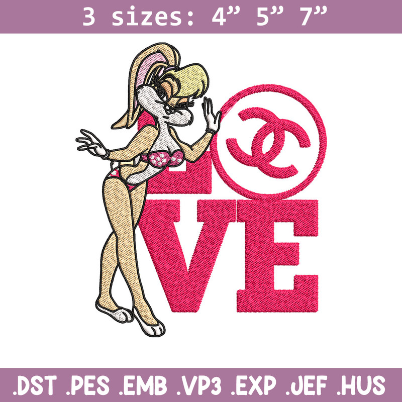 Bunny cartoon gucci Embroidery Design, Gucci Embroidery, Brand Embroidery, Embroidery File, Logo shirt, Digital download.jpg