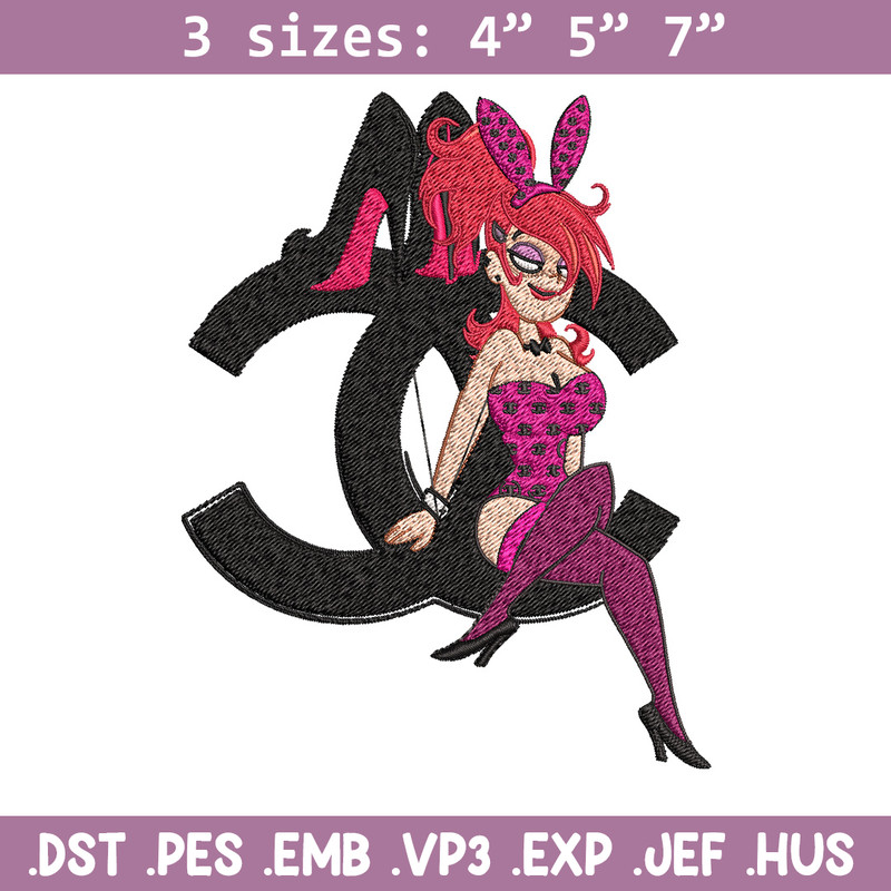 Bunny girl gucci Embroidery Design, Gucci Embroidery, Brand Embroidery, Embroidery File, Logo shirt, Digital download.jpg