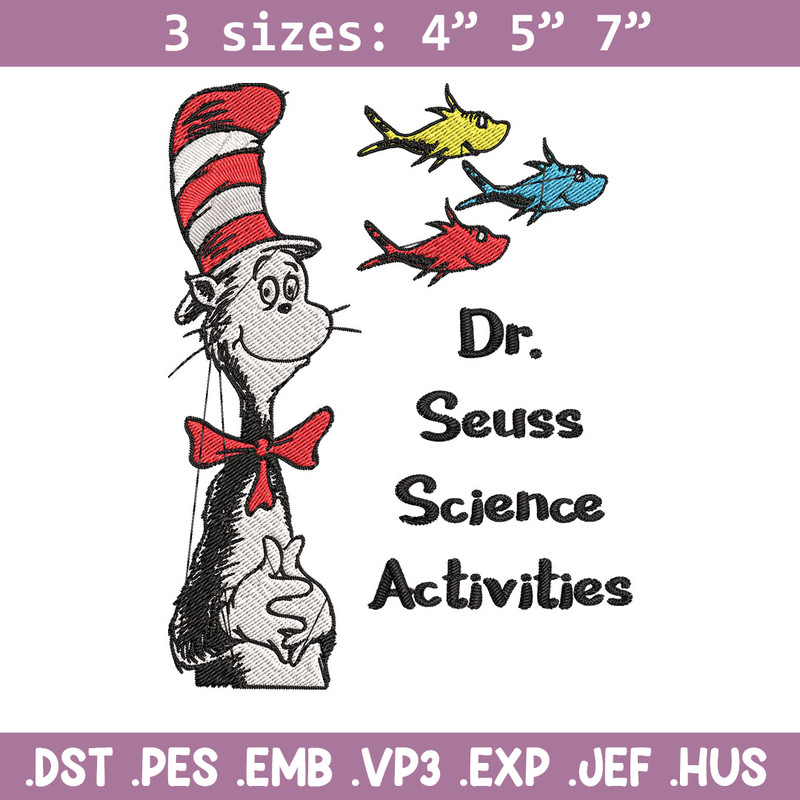 Dr Seuss Science activities Embroidery Design, Dr Seuss Embroidery, Embroidery File, Embroidery design, Digital download.jpg
