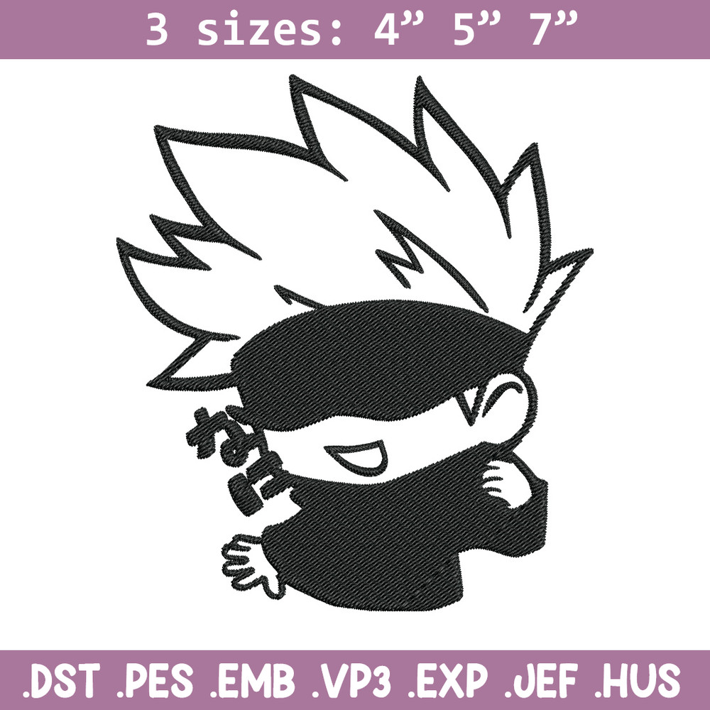 Gojo cute Embroidery Design,Jujutsu Embroidery, Embroidery File, Anime Embroidery, Anime shirt, Digital download.jpg
