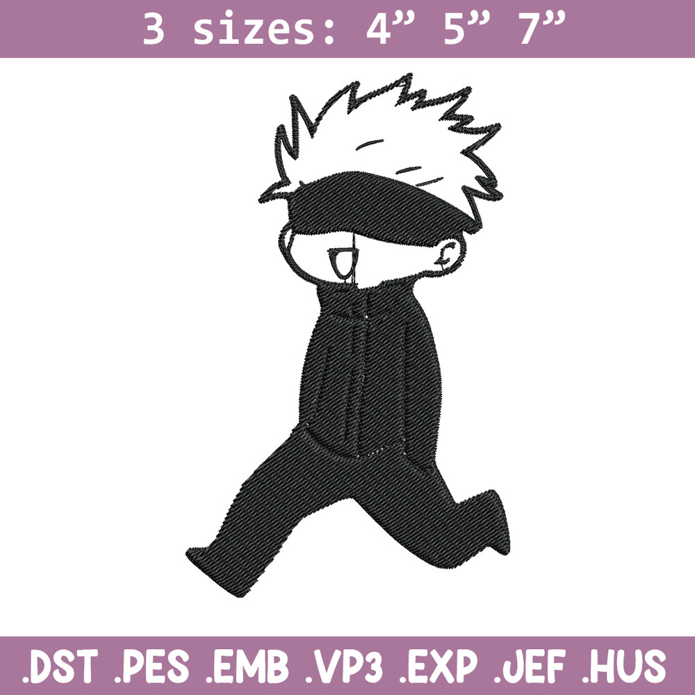 Gojo funny Embroidery Design, Jujutsu Embroidery, Embroidery File, Anime Embroidery, Anime shirt, Digital download.jpg