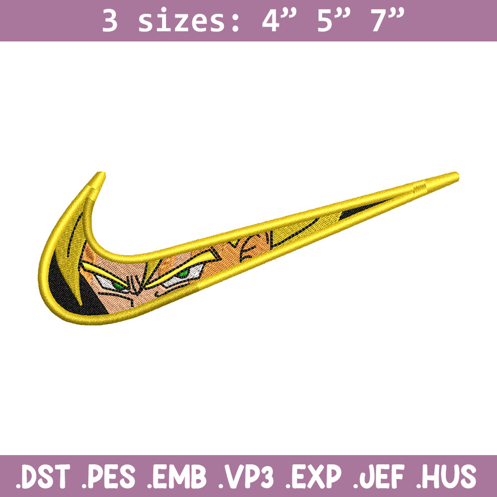 Goku ss eyes Nike embroidery design, Dragon Ball embroidery, nike design, anime design, anime shirt, Digital download.jpg