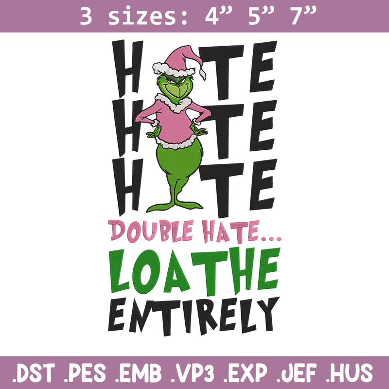 Grinchmas Embroidery Design, Grinch Embroidery, Embroidery File, Chrismas Embroidery, Anime shirt,Digital download..jpg