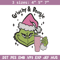 Grinchy bougie Embroidery Design, Grinch Embroidery, Embroidery File,Chrismas Embroidery, Anime shirt, Digital download.jpg