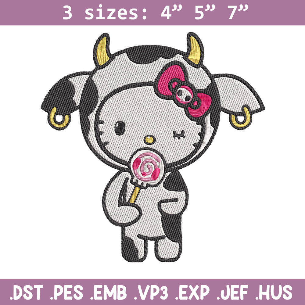 Hello kitty cow Embroidery Design, Hello kitty Embroidery, Embroidery File,Anime Embroidery,Anime shirt,Digital download.jpg