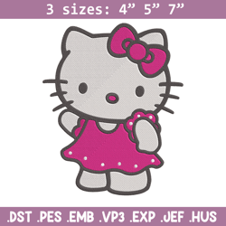 hello kitty embroidery design, hello kitty embroidery, embroidery file, anime embroidery, anime shirt,digital download.