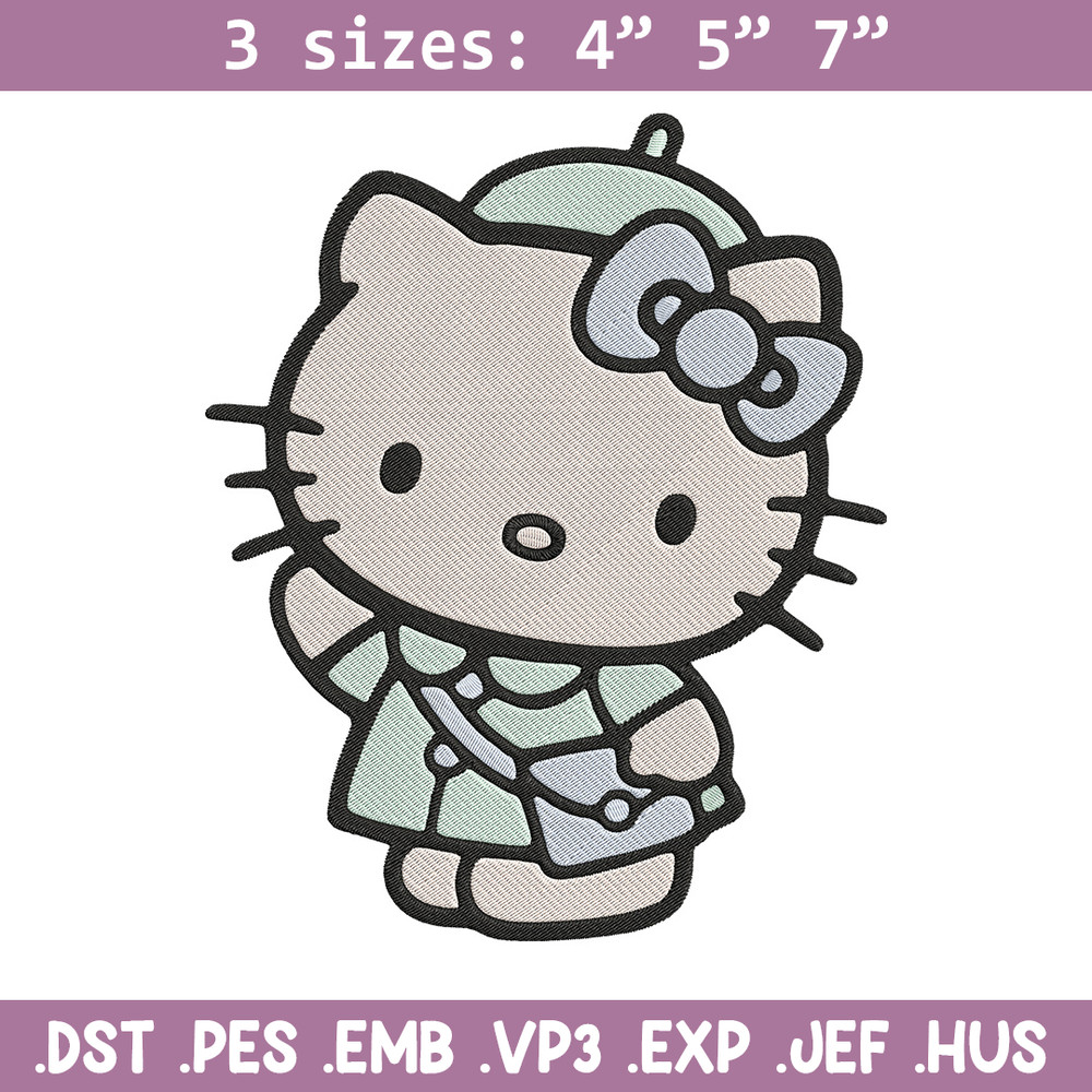 Hello Kitty girl Embroidery Design, Hello kitty Embroidery, Embroidery File, Anime Embroidery, Digital download.jpg