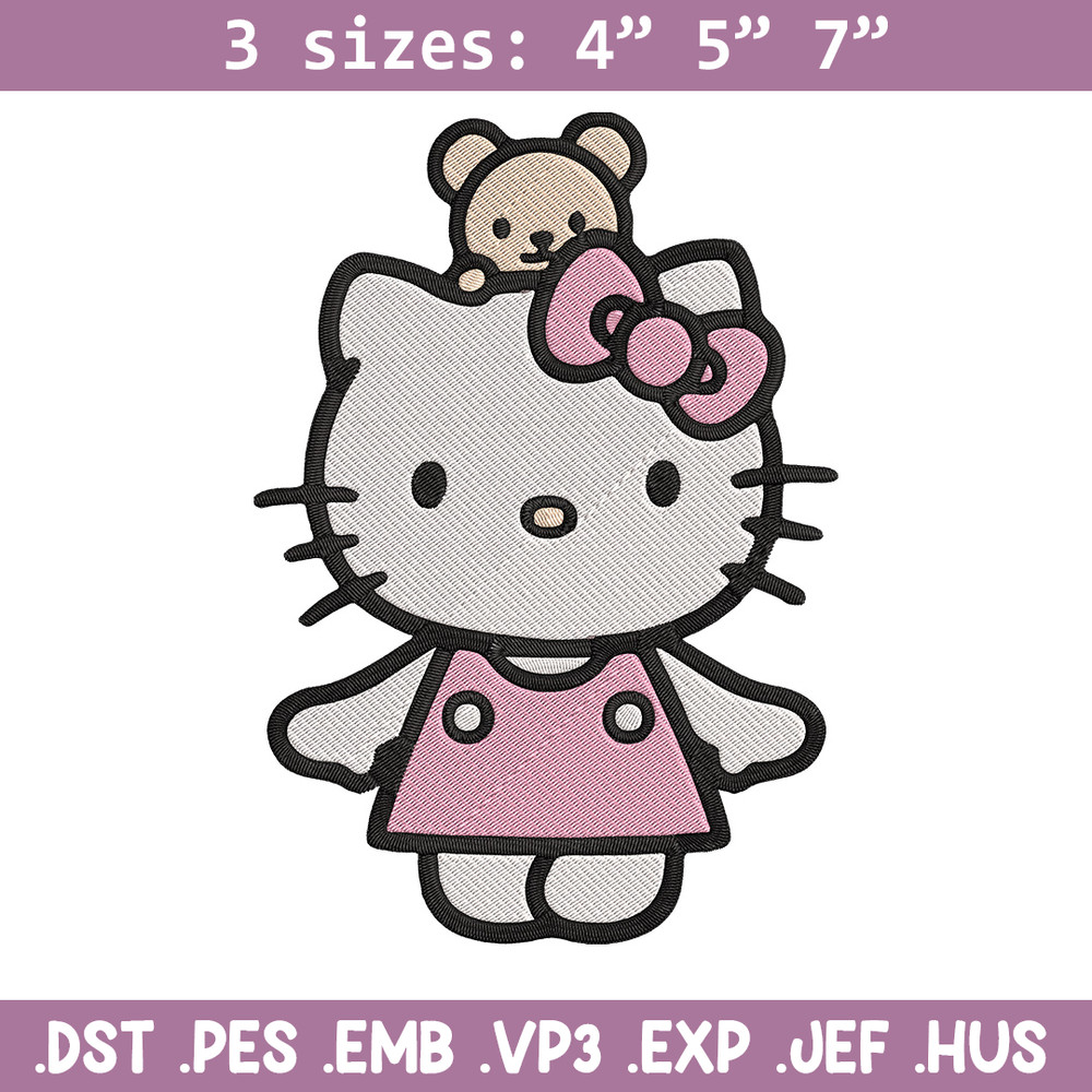 Hello kitty pink Embroidery Design, Hello kitty Embroidery, Embroidery File, Anime Embroidery, Digital download.jpg