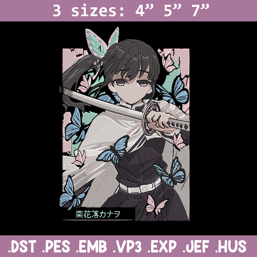 Kanao poster Embroidery Design, Demon slayer Embroidery, Embroidery File, Anime Embroidery, Digital download..jpg