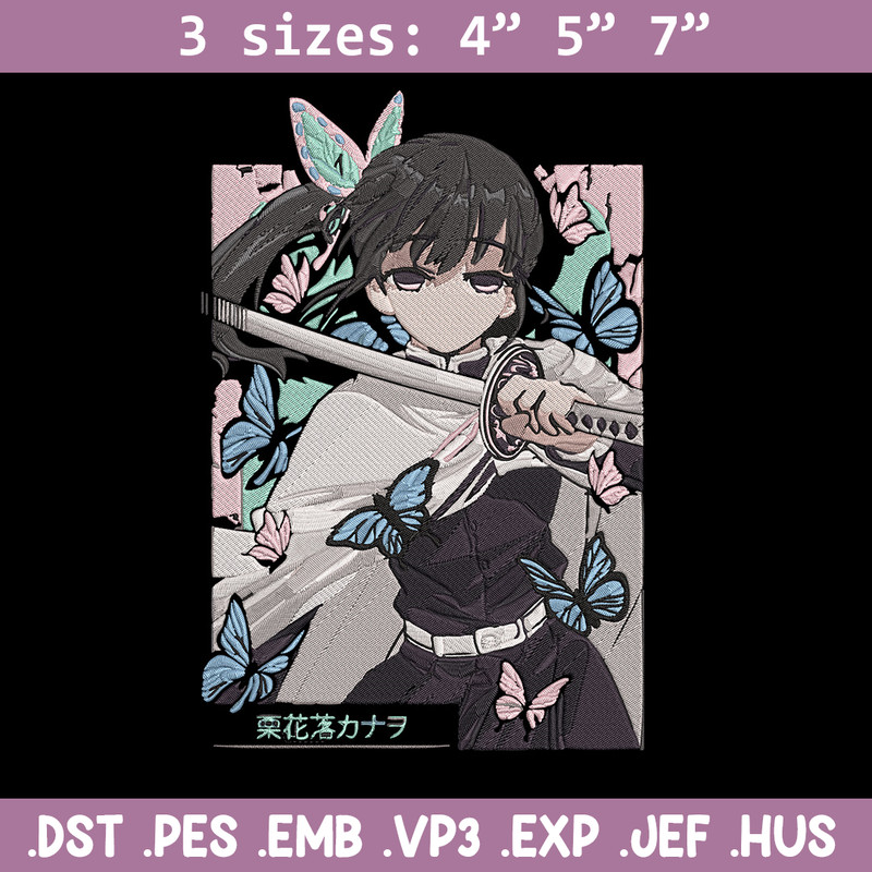 Kanao poster Embroidery Design, Demon slayer Embroidery, Embroidery File, Anime Embroidery, Digital download..jpg