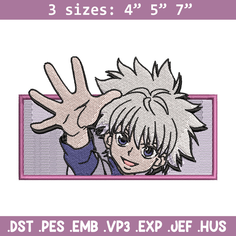 Killua nike embroidery design, Hunter x hunter embroidery, nike design, Logo shirt, anime shirt, digital download.jpg