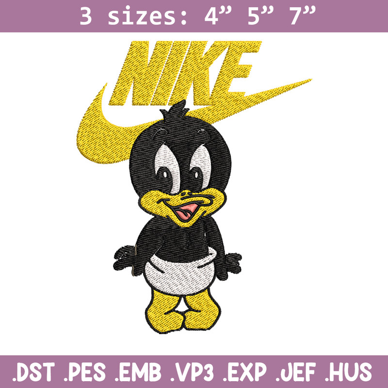 Looney Tunes Nike Embroidery design, Looney Tunes Embroidery, Nike design, Embroidery file, logo shirt, Instant download.jpg