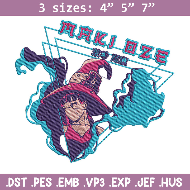 Maki Oze Embroidery Design, Fire force Embroidery, Embroidery File, Anime Embroidery, Anime shirt, Digital download.jpg