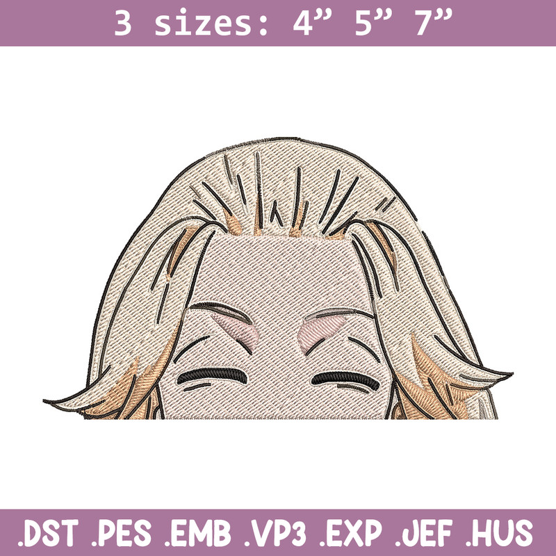 Mikey Peeker Embroidery Design, Tokyo Revengers Embroidery, Embroidery File, Anime Embroidery, Digital download..jpg