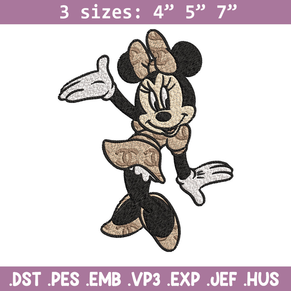 Minnie funny Embroidery Design, Gucci Embroidery, Brand Embroidery, Embroidery File, Logo shirt, Digital download.jpg