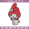 My Melody Embroidery Design, Hello kitty Embroidery, Embroidery File, Anime Embroidery, Anime shirt, Digital download.jpg